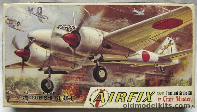 Airfix 1/72 Mitsubishi Ki-46 II Dinah - Craftmaster Issue, 1226-50 plastic model kit